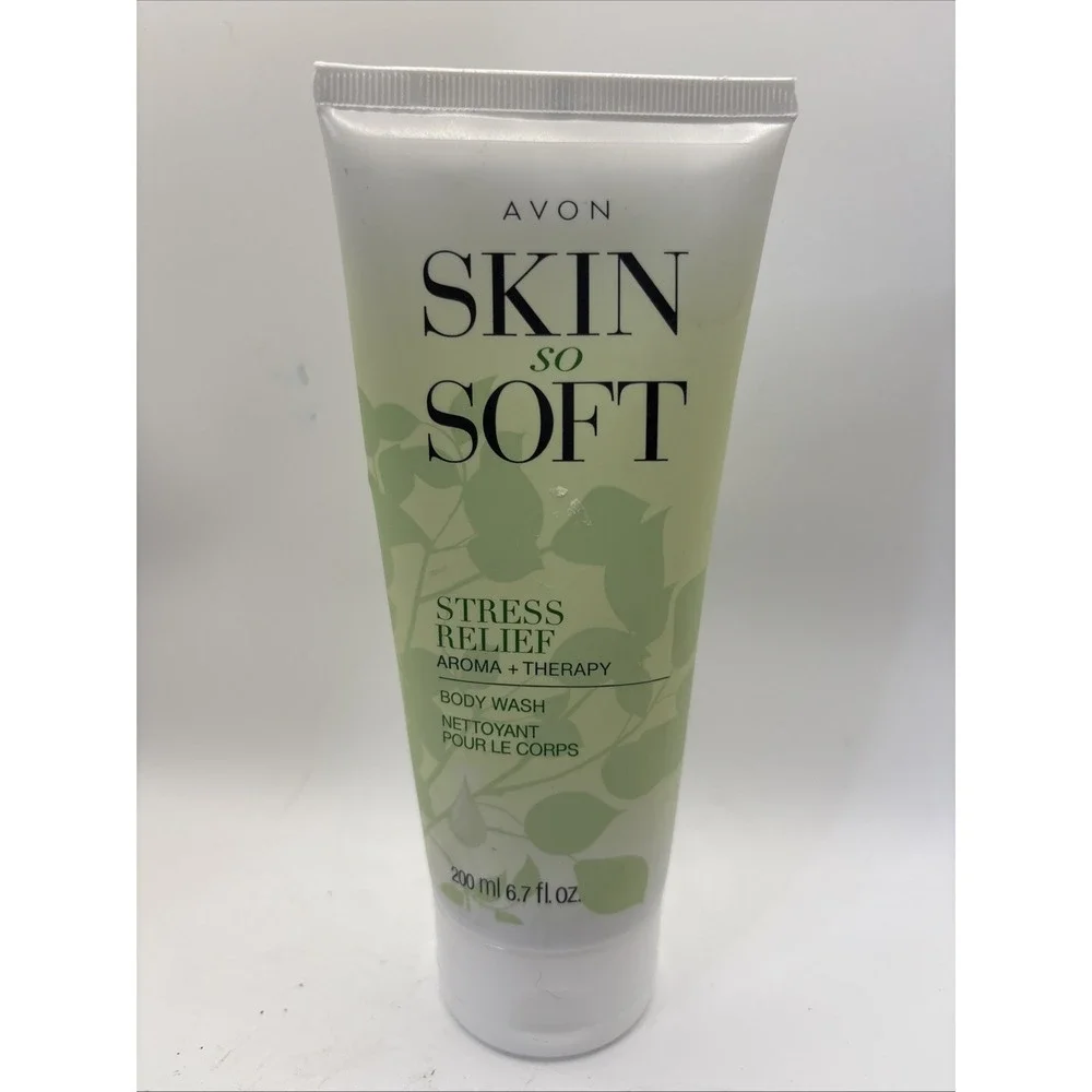 Avon Skin So Soft Stress‎ Relief Aroma + Therapy Body Wash 6.7 oz SEALED